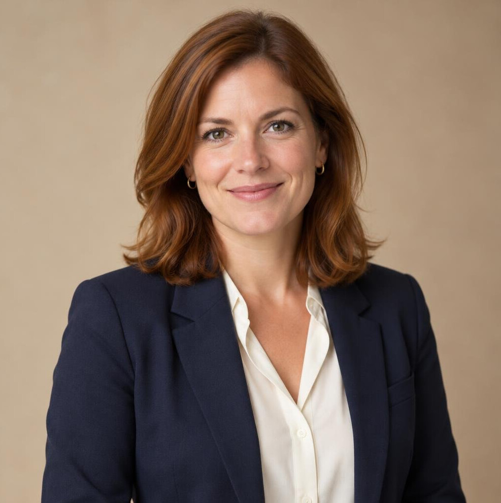 Portrait of a smiling woman in business casual